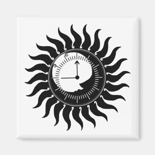 12:45 Celestrial Clock Magnet (Front)