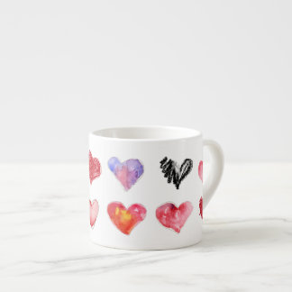 12 Artsy-4 Love Hearts Espresso Mug