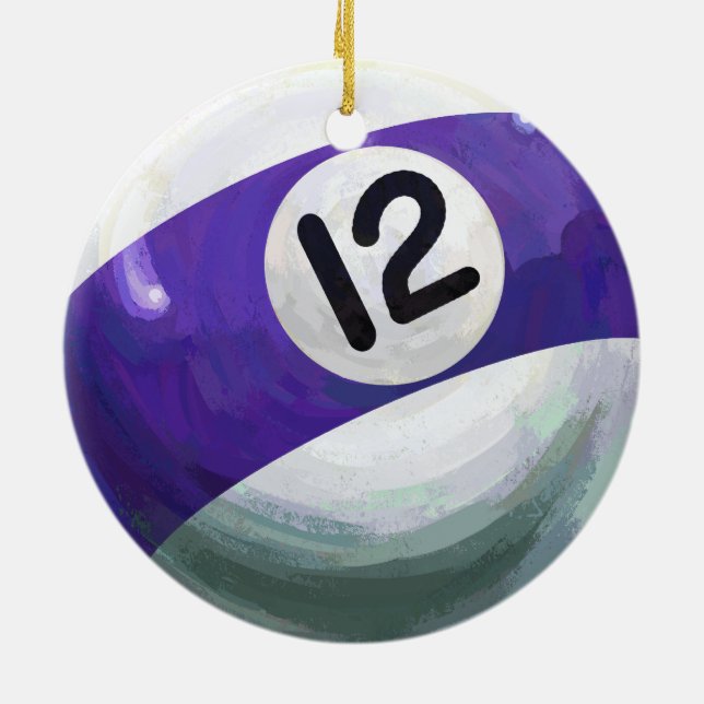12 Ball Ceramic Tree Decoration (Back)