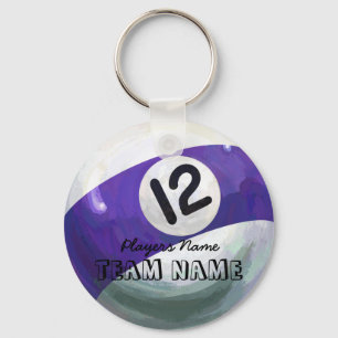 12 Ball Key Ring