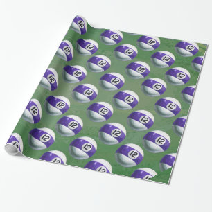 12 Ball Pattern Wrapping Paper