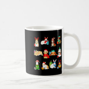 12 Bunny Of Christmas Bunny Rabbit Christmas Xmas Coffee Mug