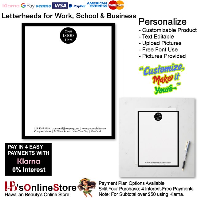 12 Business Black Logo Letterhead Business Brand  (12 Business Black Logo Letterhead Business Brand Name.)