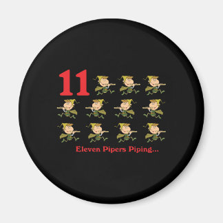 12 days eleven pipers piping magnet