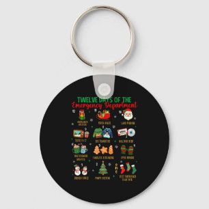 12 Days Of An Emergency Department Er Nurse Christ Key Ring