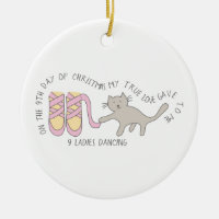 12 Days of Catmas 9 Ladies Dancing Cat Photo