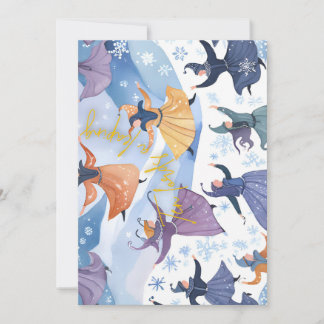 12 Days of Christmas - 10 lords leaping Holiday Card