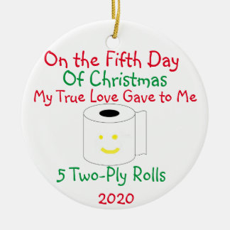 12 days of Christmas Ceramic Tree Decoration