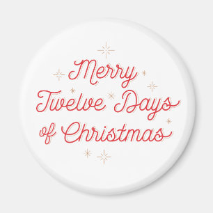 12 Days of Christmas Magnet