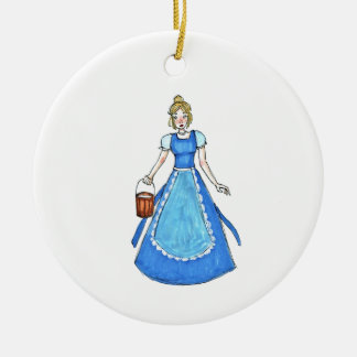 12 Days of Christmas Ornament - 8 Maids-a-milking