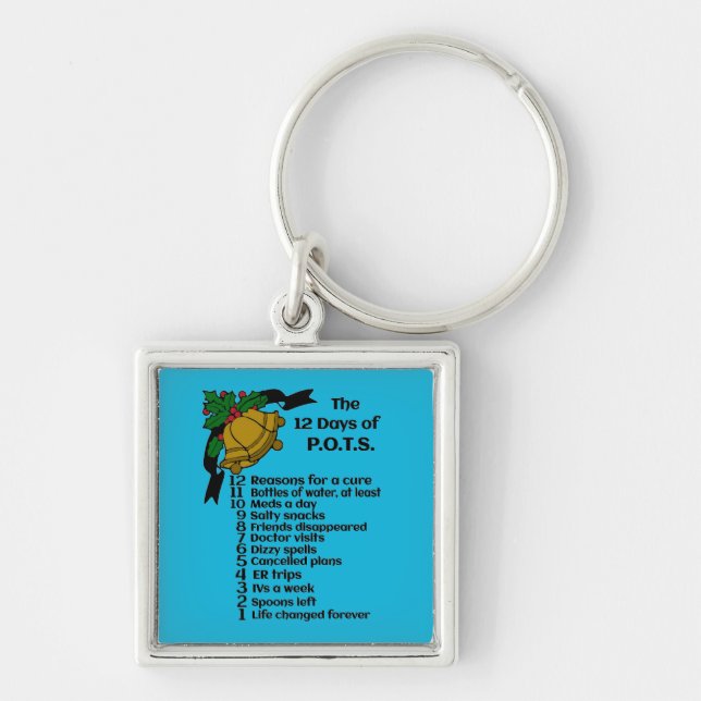 12 Days of Christmas...P.O.T.S. Key Ring (Front)