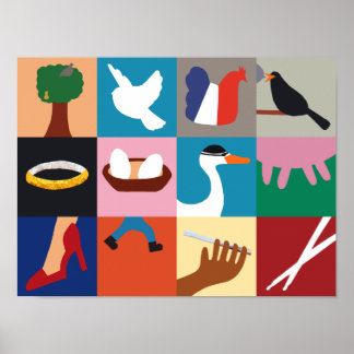 12 Days of Christmas Poster