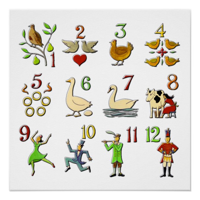 12 Days of Christmas Poster (Front)