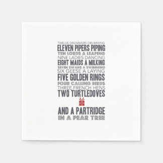 12 Days of Christmas | Red Napkin