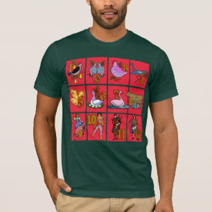 12 Days of Christmas T-shirts, Apparel, Gifts T-Shirt