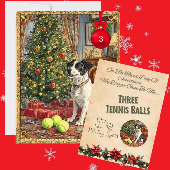 12 Days Of Doggie Christmas Day 3 Holiday Card (Creator Uploaded)