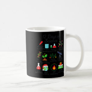 12 Days Of Science Funny Science Teacher Christmas Coffee Mug