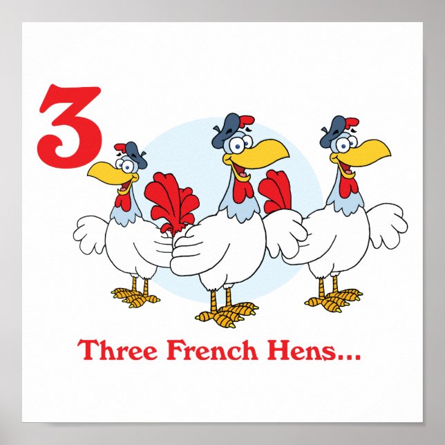 12 days three french hens poster (Front)