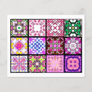 12 Different Tea Bag Tiles - Origami Folding Flyer