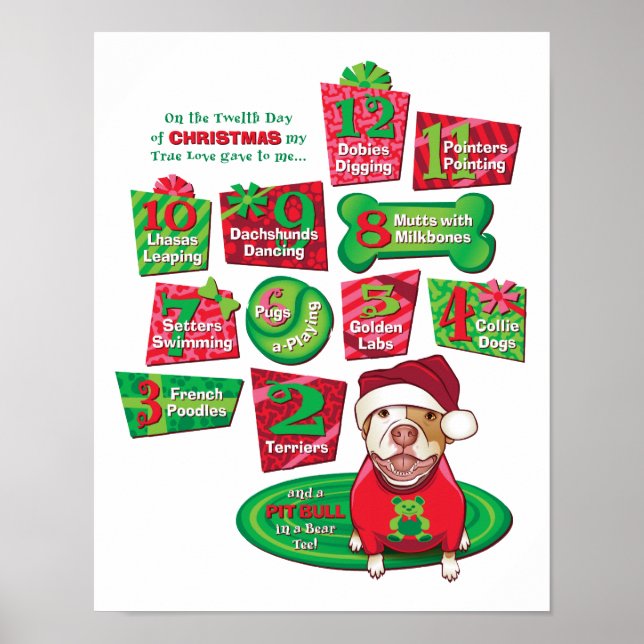 12 Dogs of Christmas Poster (Front)