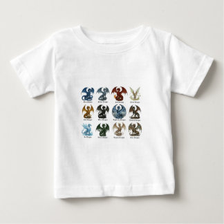 12 Dragons - dnd inspired Baby T-Shirt