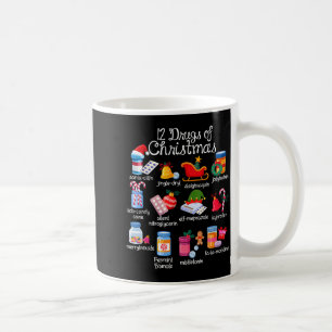 12 Drugs Of Christmas Pharmacist Technician Pharma Coffee Mug