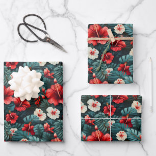 #12 Floral Pattern Wrapping Paper Sheet