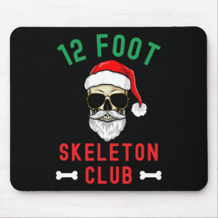 12 Foot Skeleton Club Giant Skelly Halloween Mouse Pad