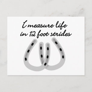 12 Foot Strides Postcard
