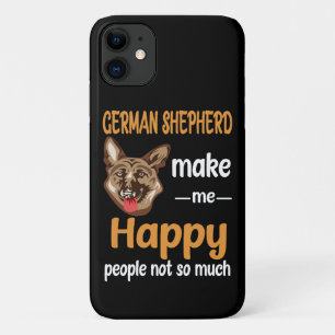 12 German Shepherd Make Me Happy People Not So Muc Case-Mate iPhone Case