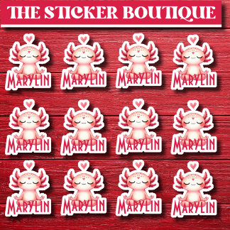 12 In One Cute Custom Name Meditating Axolotl 