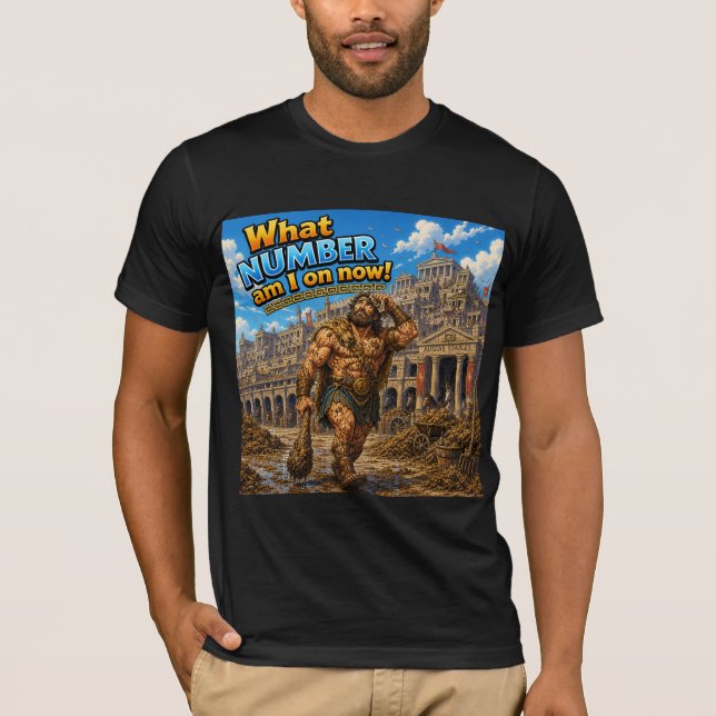 12 Labours of Hercules Questionable Quotes Fun Myt T-Shirt (Front)