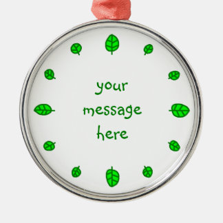 12 leaves metal tree decoration