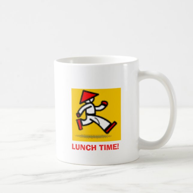$12, LUNCH TIME!, BREAKFASTLUNCHDINNERSNACK COFFEE MUG (Right)