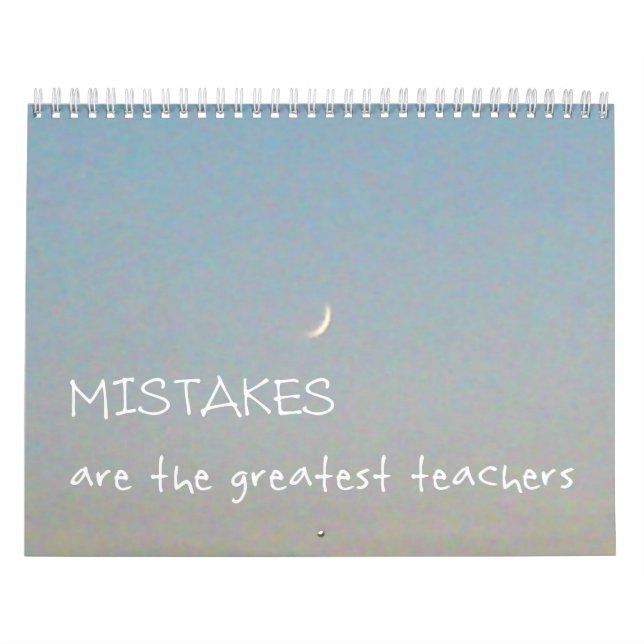 12 Mistakes 2018 Inspirational Calendar (Cover)