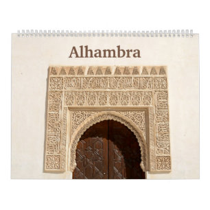 12 month Alhambra & Generalife Wall Calendar