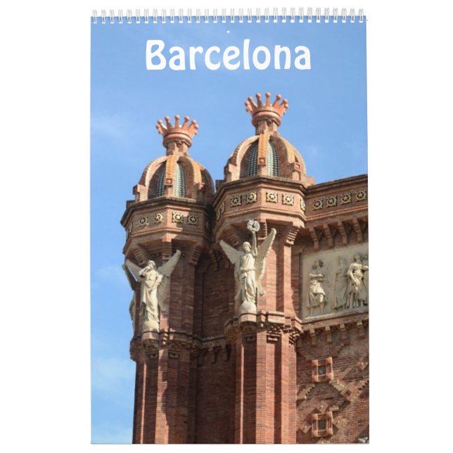 12 month Barcelona, Spain Photo Calendar (Cover)