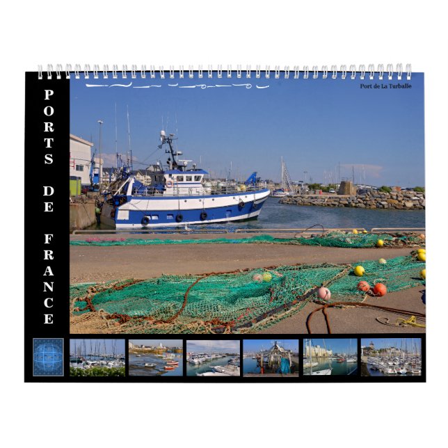 12 month calendar of french ports (Cover)