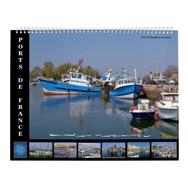 12 month calendar of french ports (Cover)