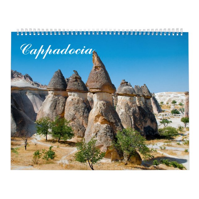 12 month Cappadocia Turkey Photo Calendar (Cover)