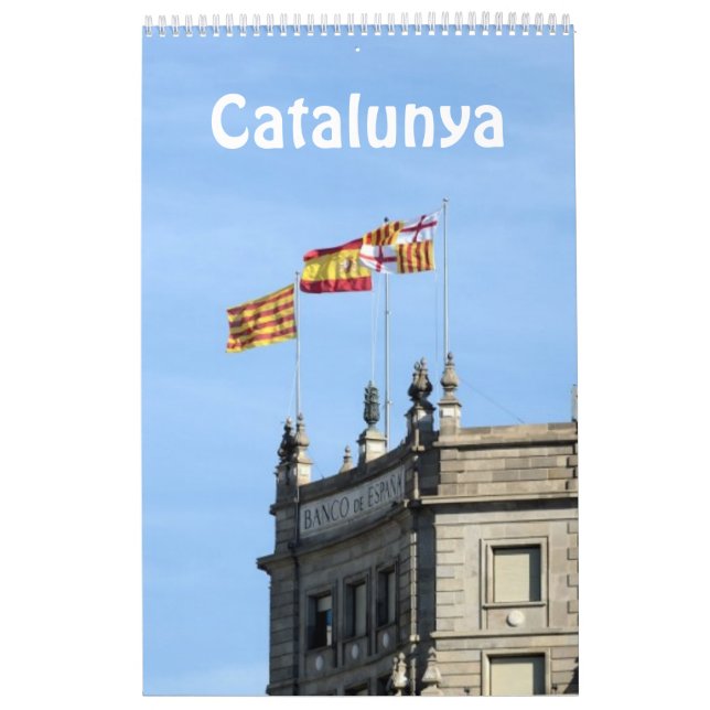 12 month Catalunya (Catalonia) photo calendar (Cover)