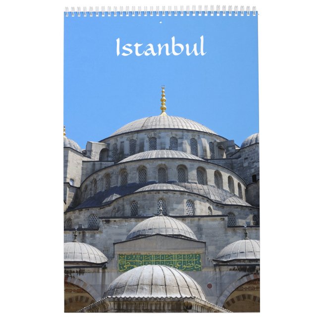 12 month Istanbul Photo Calendar (Cover)