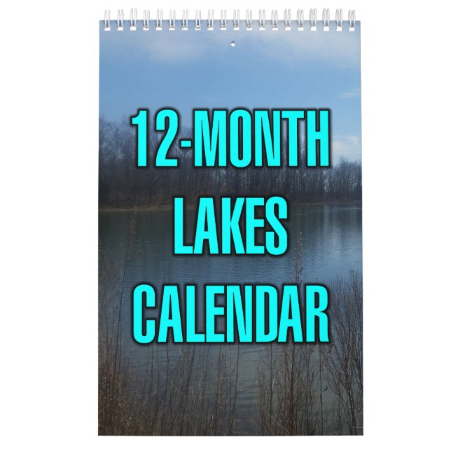 12-Month Lakes Calendar (Cover)