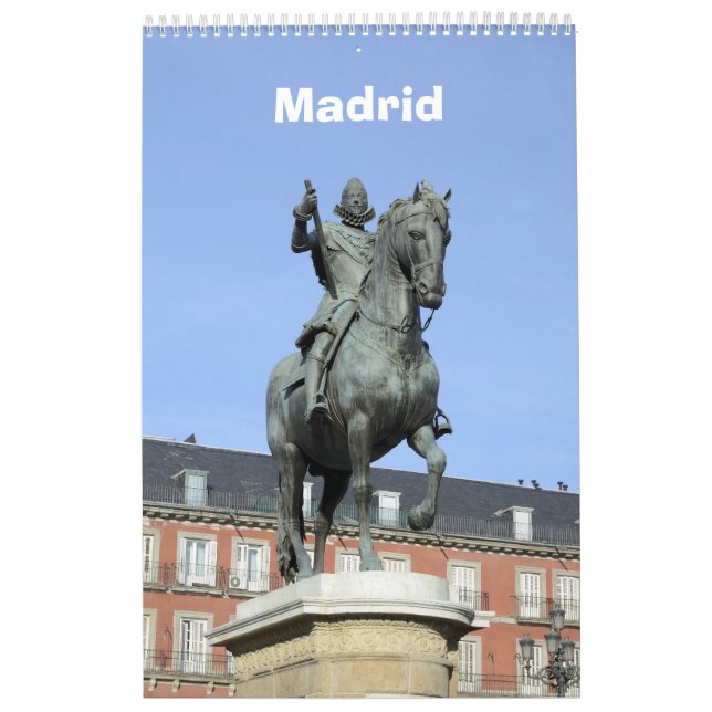 12 month Madrid wall Calendar (Cover)