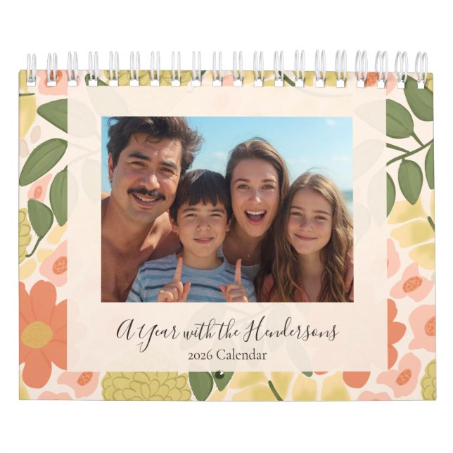 12-Month Photo Calendar – Holiday Gift (Cover)