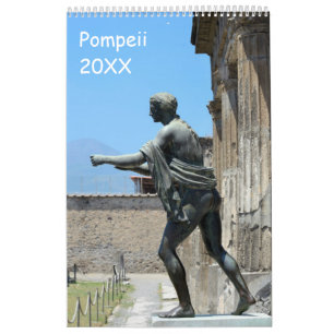 12 month Pompeii, Italy Calendar
