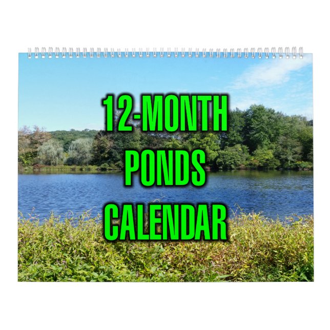 12-Month Ponds Calendar (Cover)
