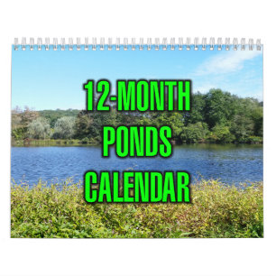 12-Month Ponds Calendar