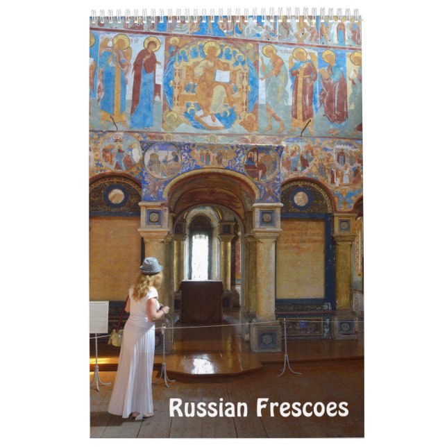 12 month Russian frescoes Photo Calendar (Cover)