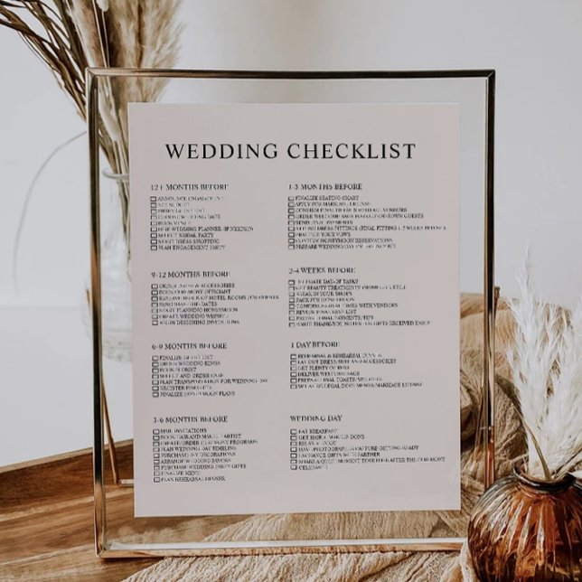 12 Month Sage Boho Wedding Checklist (12 Month Sage Boho Wedding Checklist
)